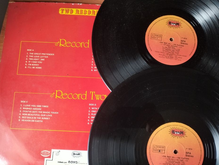 Disco de vinil LP duplo The Best of The Platters