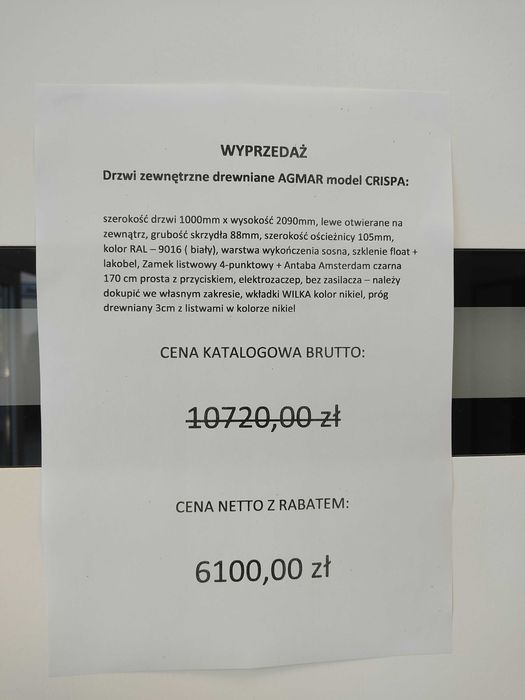 Drzwi zewnętrzne Agmar #z23