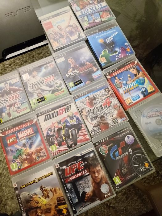 Ps3 + comandos PS Move + 4 microfones + 5 comandos64586274286978123