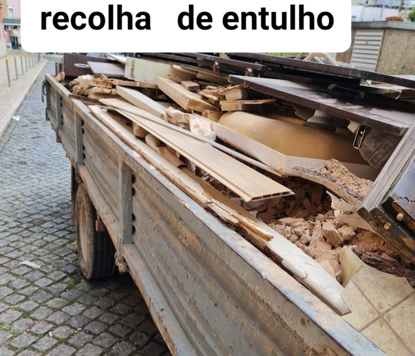 Recolha de entulho móveis madeiras Recolha de Monos