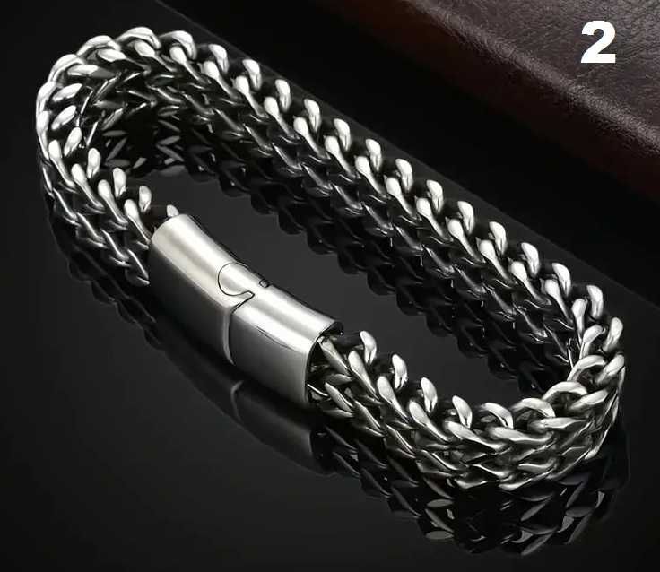 Bransoletka magnetyczna i [ze stali nierdzewnej - 2 modele]