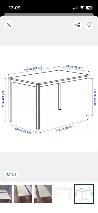 Mesa com 4 cadeiras