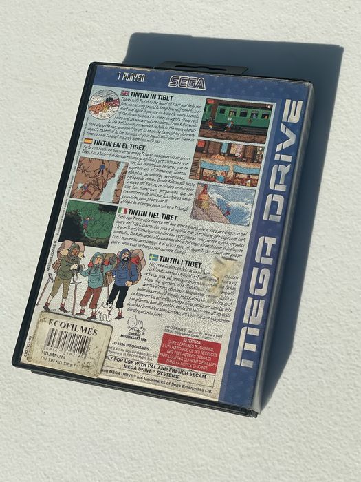 Sega Mega Drive Tintin In Tibet