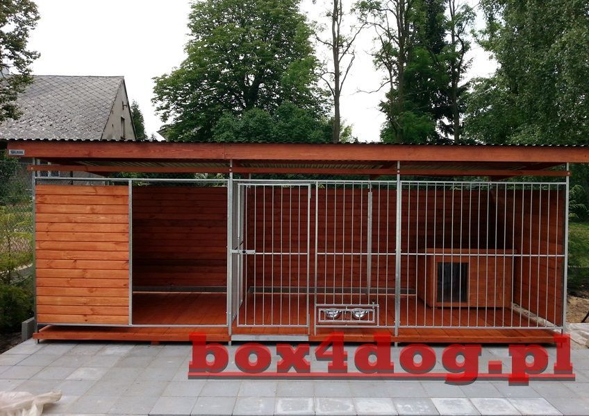 Kojec dla Psa z drewutnią 5mx2m MONTAŻ GRATIS box4dog