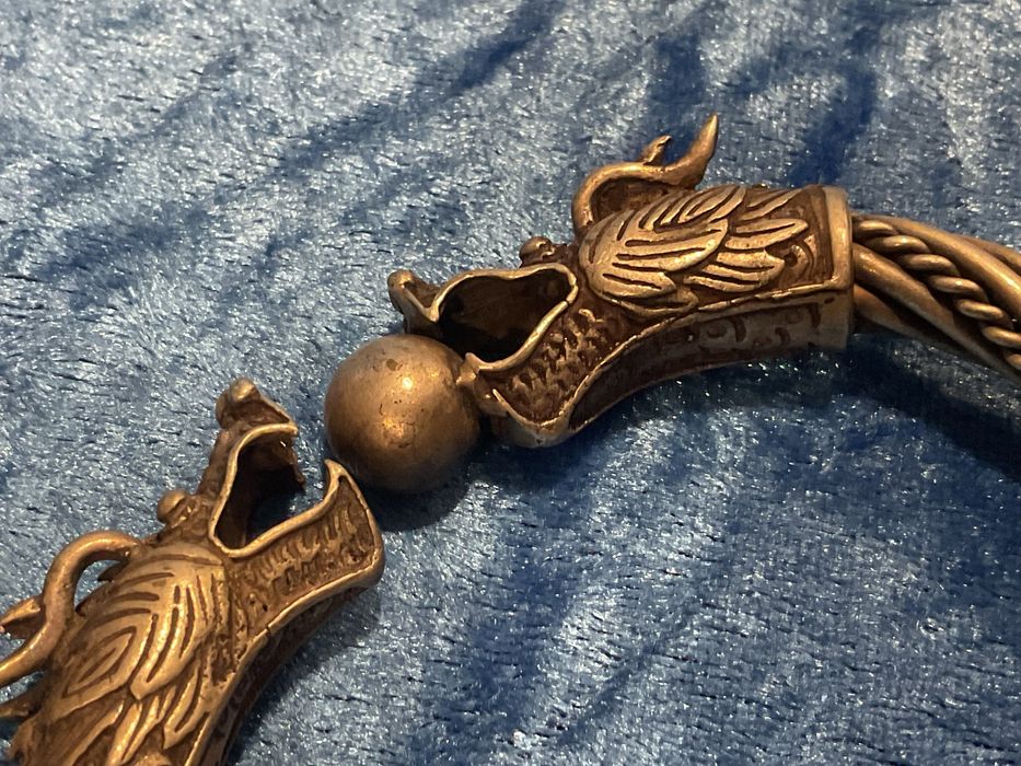 Pulseira banho prata do Tibet  dragões ,anúncios abaixo