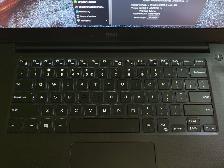 Dell precision 5540.i7 9850H.NVIDIA T1000.
