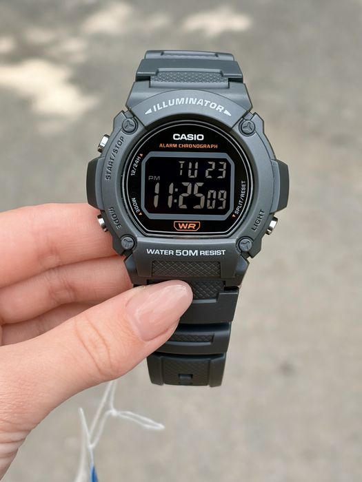 Чоловічий годинник CASIO W-219H-8B.