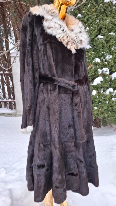 Шуба норка рись