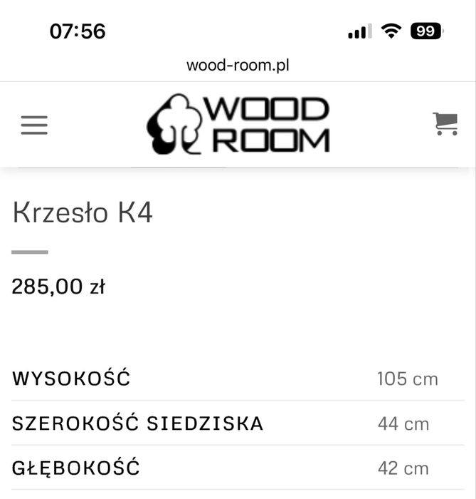 Krzesła.