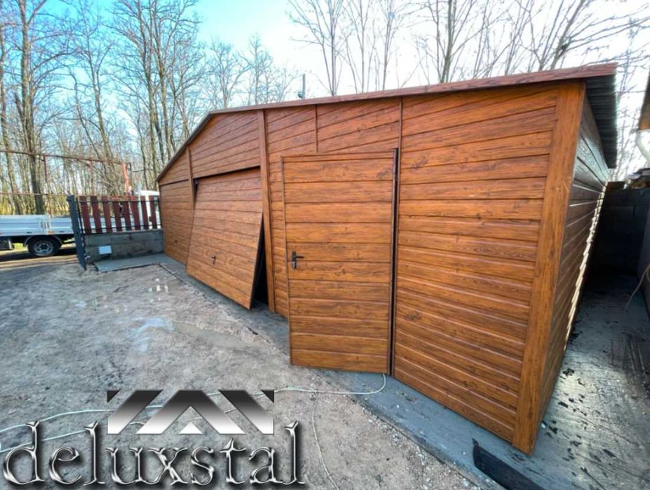 Garaze blaszane garaz poziom profil 9x6,9x5