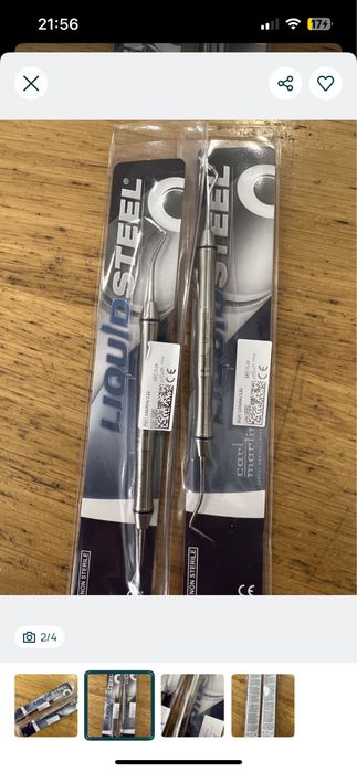 Liquidsteel Obturação dentes Carl Martin LS1054/122 - Novo