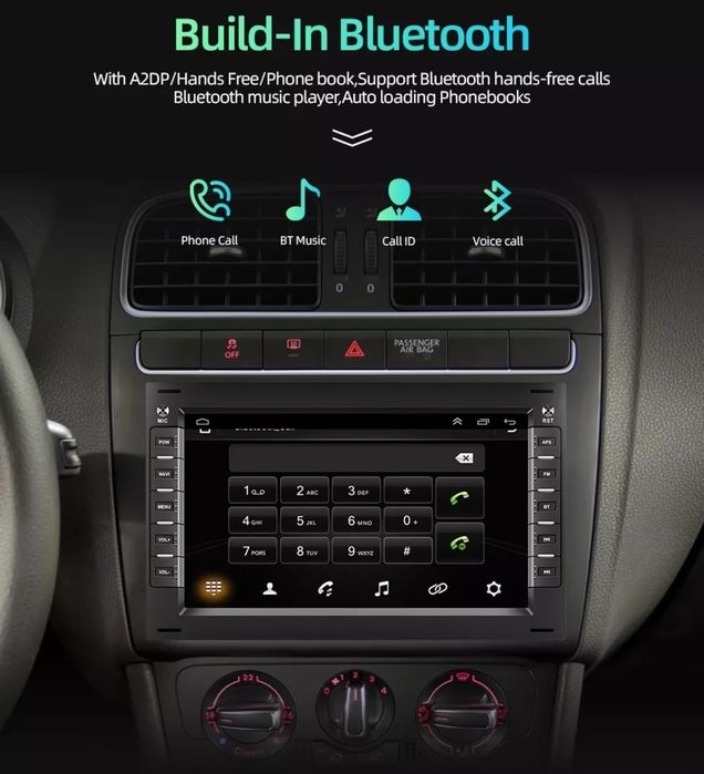 Auto Rádio Android GPS Volkswagen Golf 4 T5 Transporter Seat Skoda Ford...