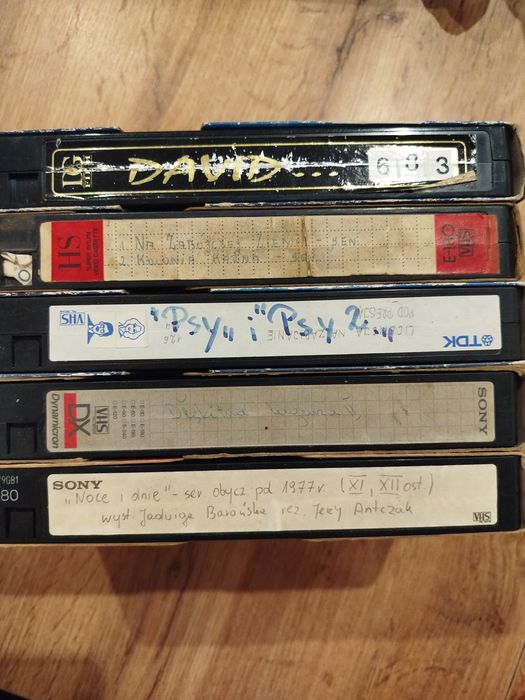 Kasety VHS  z filmami