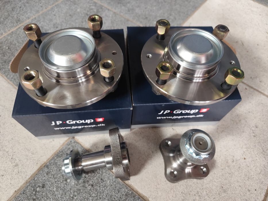 Piasty z czopami ATV 4x110 do budowy przyczepki