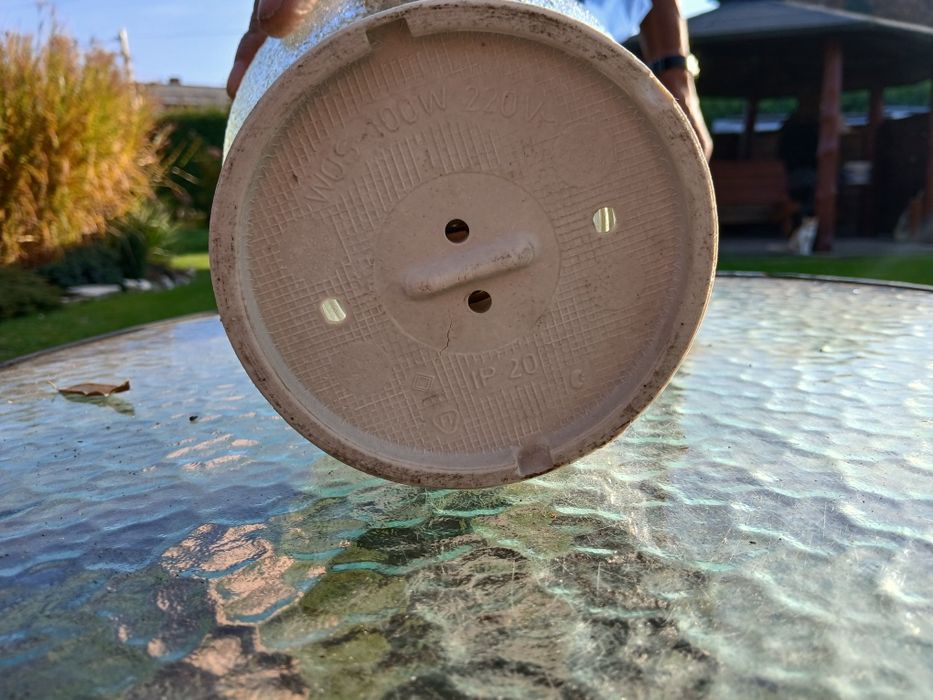 Kinkiet szklany nowy