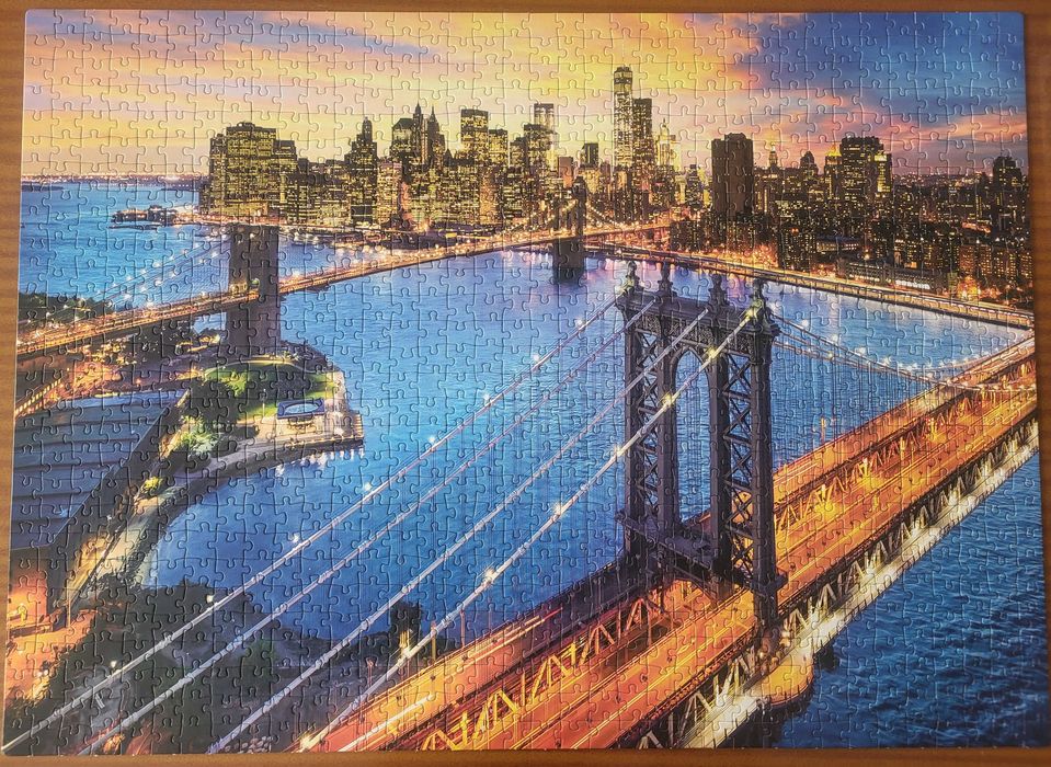 Puzzle Clementoni 1000 - Nowy Jork nocą