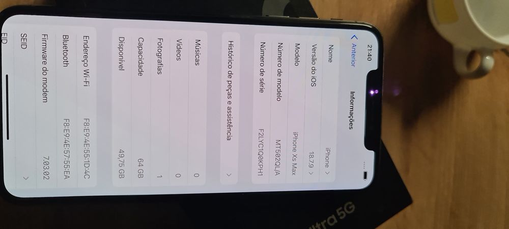 Iphone xs max bom estado