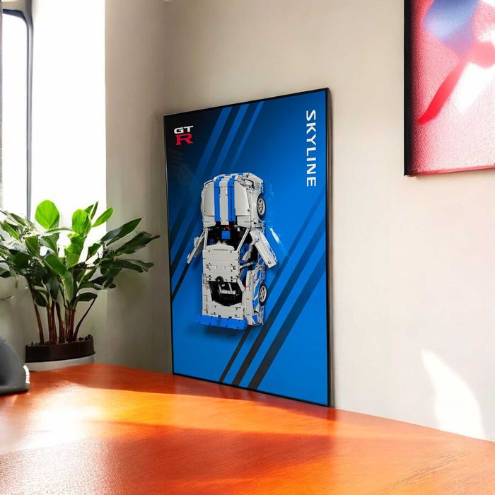 Рамка на Стіну для Лего LEGO Technic Nissan Skyline GT-R (R34) 42210