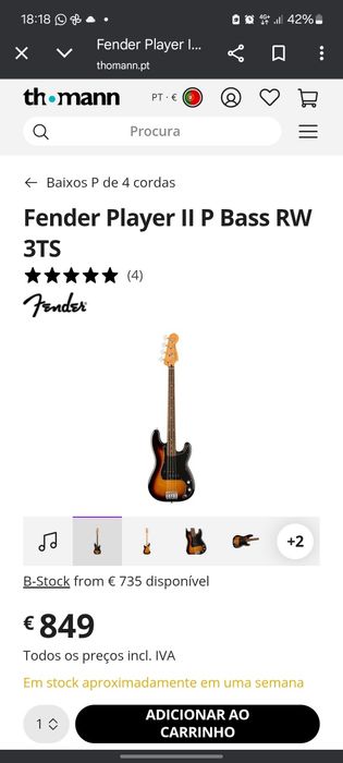Baixo fender precision ler anuncio