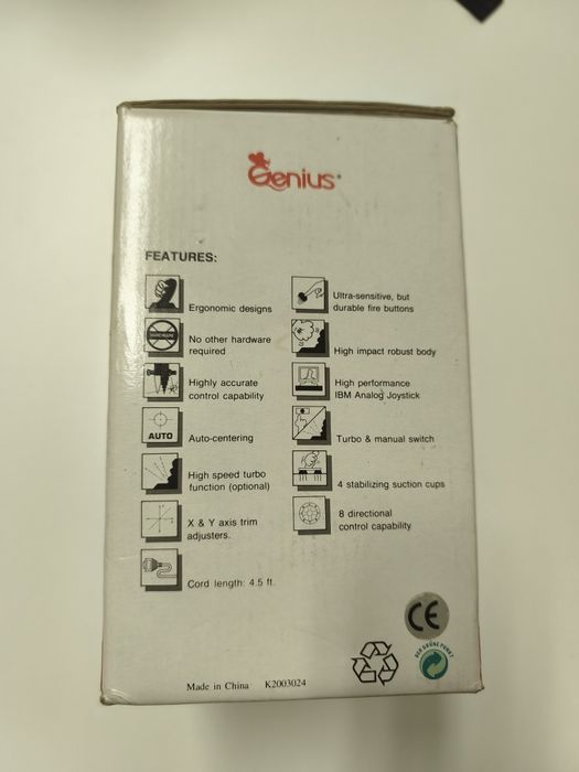 Joystick retro com caixa