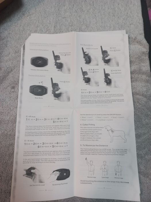 DOBE, DB400 2in1 Нашийник Антилай з функцією дресирування собак .