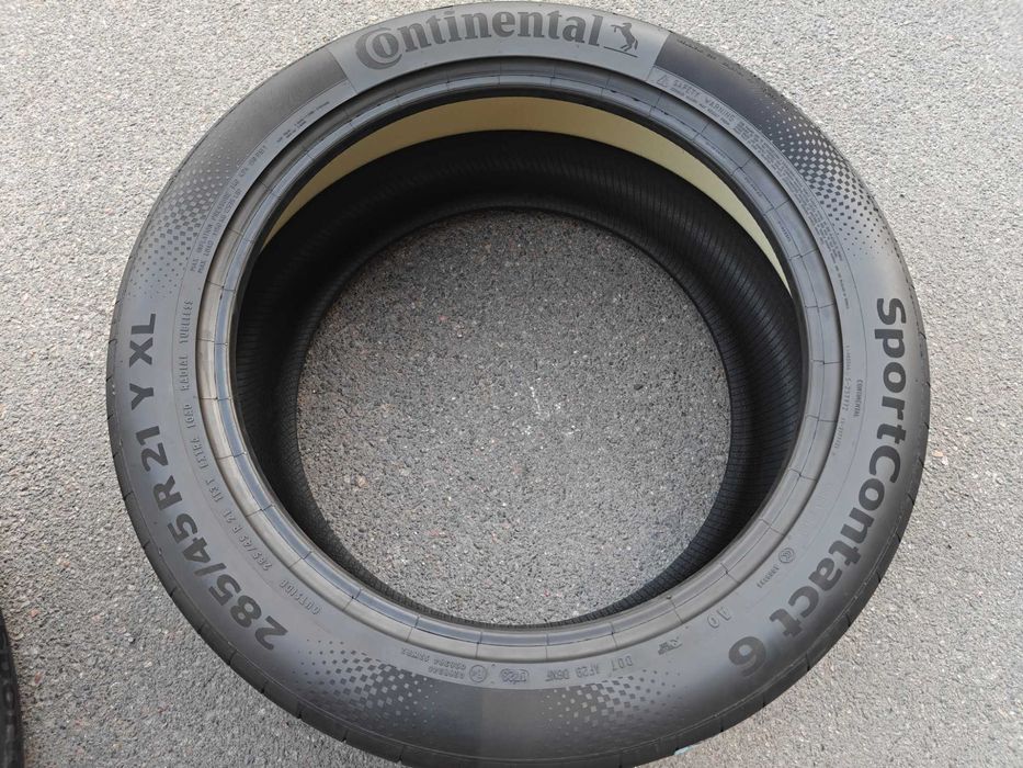 2шт Continental SportContact⁶ R21 285 45 шини літні