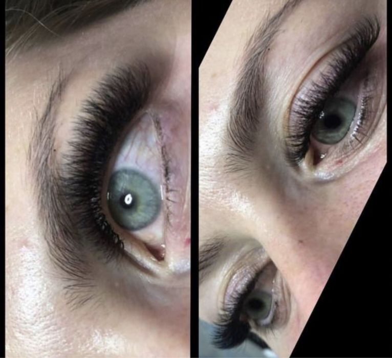 Наращивание ресниц 600грн любой обьем