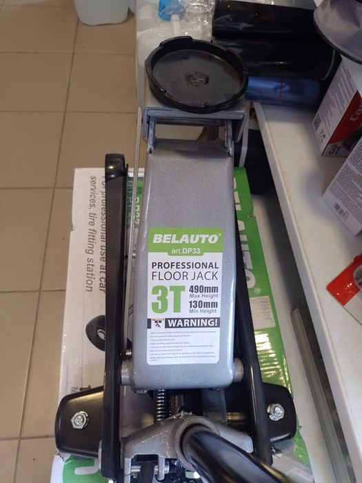 Домкрат підкатний 3 тон, 2 плунжерний  Silver Польща