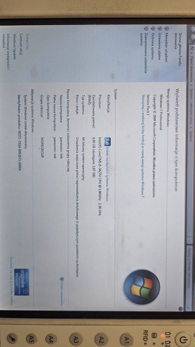 Tablet windows Panasonic pancerny CF-H2