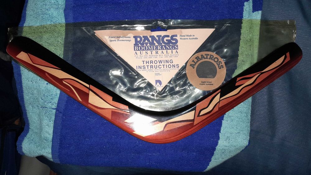 Vendo Boomerangs ALBATROSS da RANGS com 40 anos