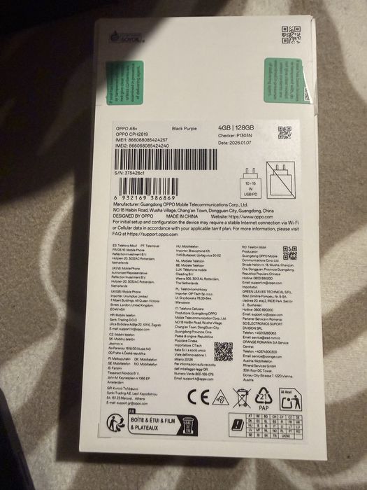 Telefon nowy oppo A6X stan idealny