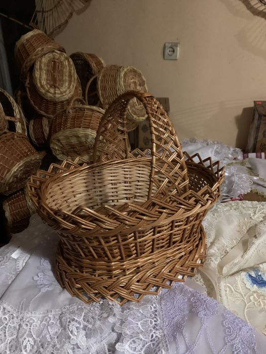 Корзина из лозы / корзина з лози / корзина на пасху / Из лози