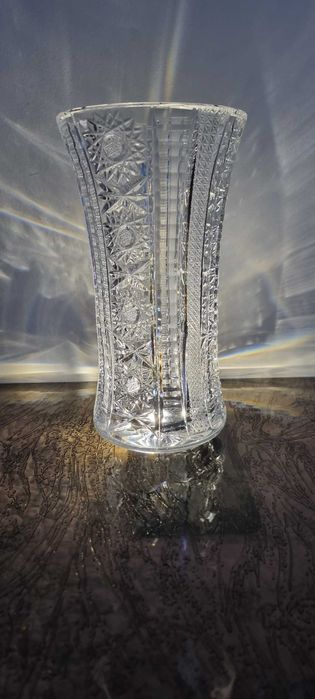 Kryształy, wazony PRL - 10szt.