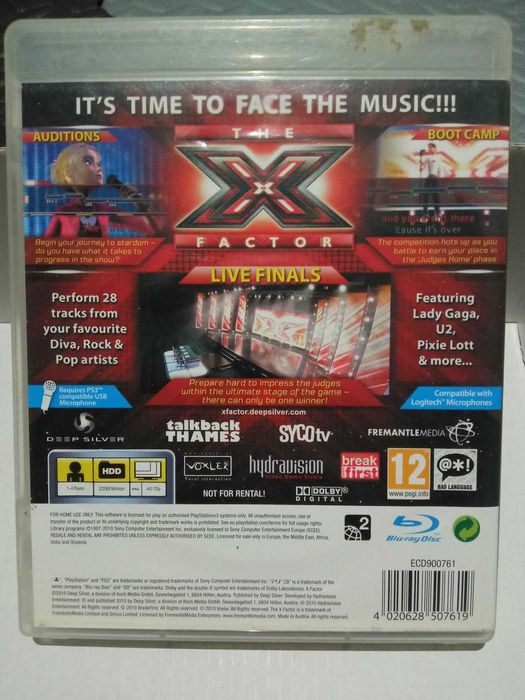 Gra THE X FACTOR PS3 idol muzyczna karaoke