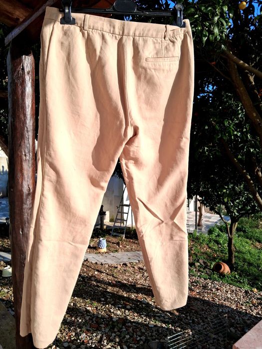 Calça Uterque,com casaco Selectif.