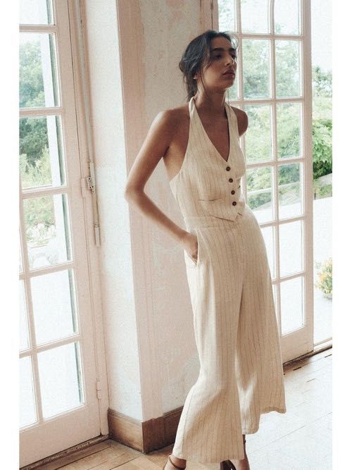 Комбінезон з жилет в складі лен zara