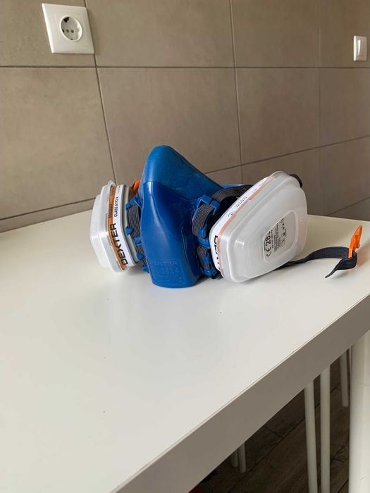 Máscara de cartuxo para pintura