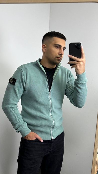 Мужской кардиган свитер стон айленд stone island