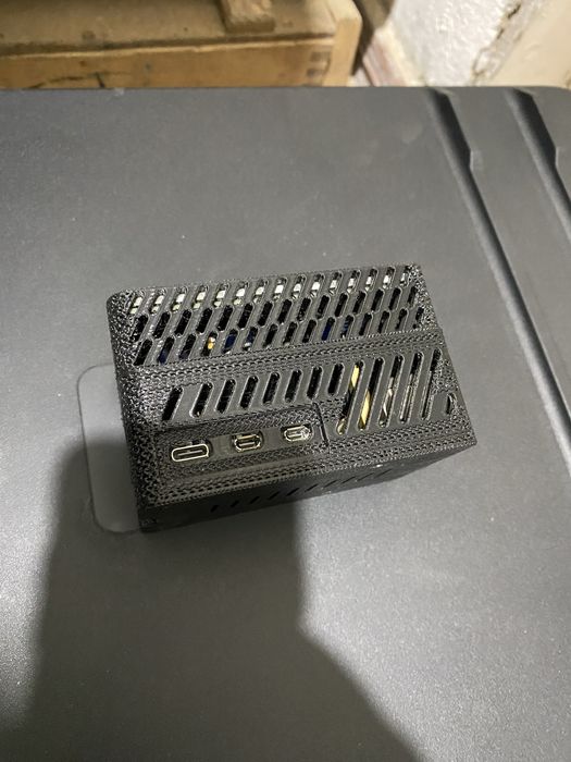 Raspberry pi5 8gb + n2me PoE hat+lcd дисплей