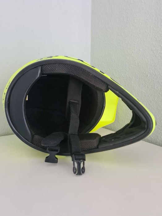 Kask rowerowy fullface 7idp Seven IDP enduro DH freeride roz. M żółty neon