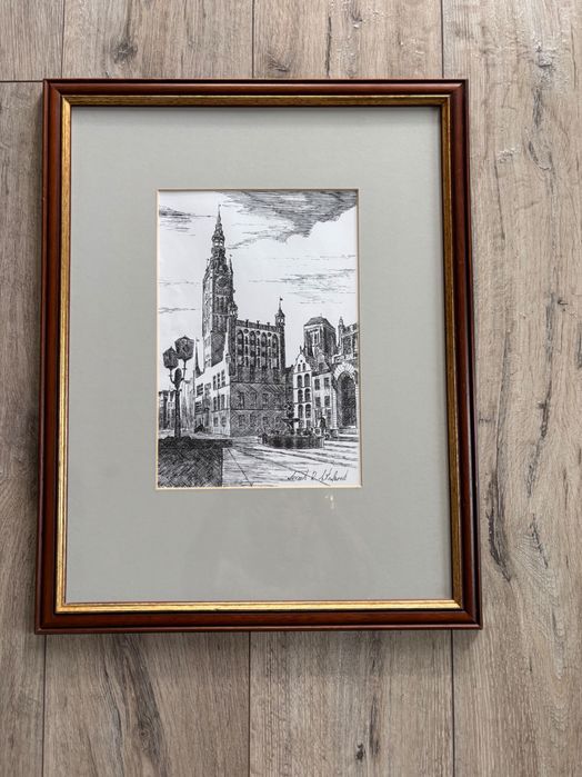 GDAŃSK - oprawiona grafika