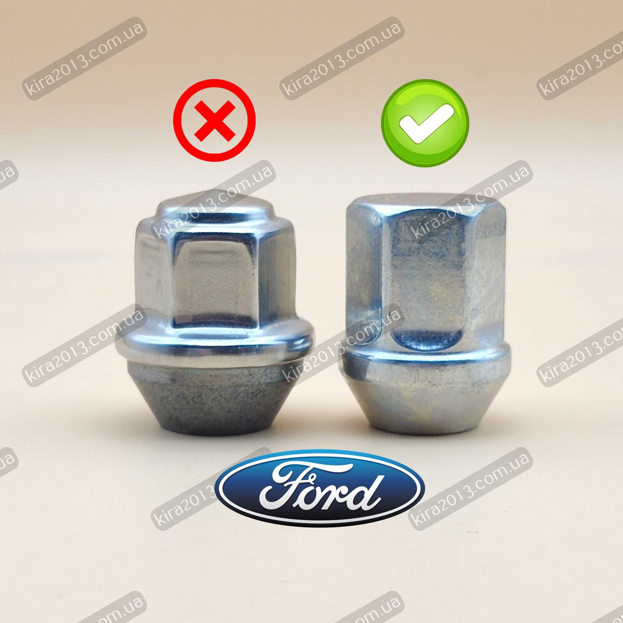 Колёсная гайка Форд FORD цельнолитая под литые диски Гайка FORD USA: 1 ...