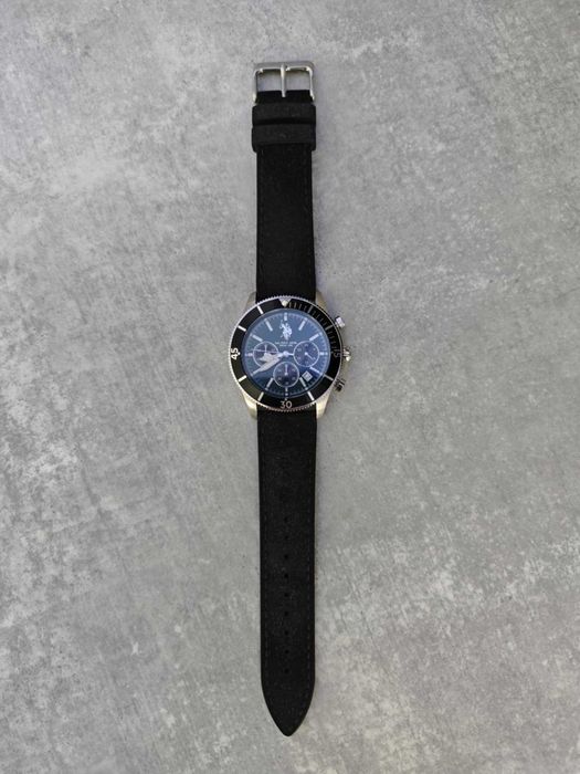 Zegarek męski U.S. Polo Assn USP7226GR Argo chronograf oliwkowa tarcza