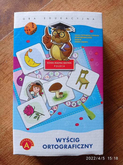 Ortografia w zagadkach, wyścig ortograficzny, dyktanda, ćwiczenia