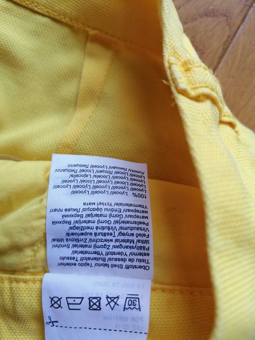 Żółte luźne spodnie S. Oliver 38