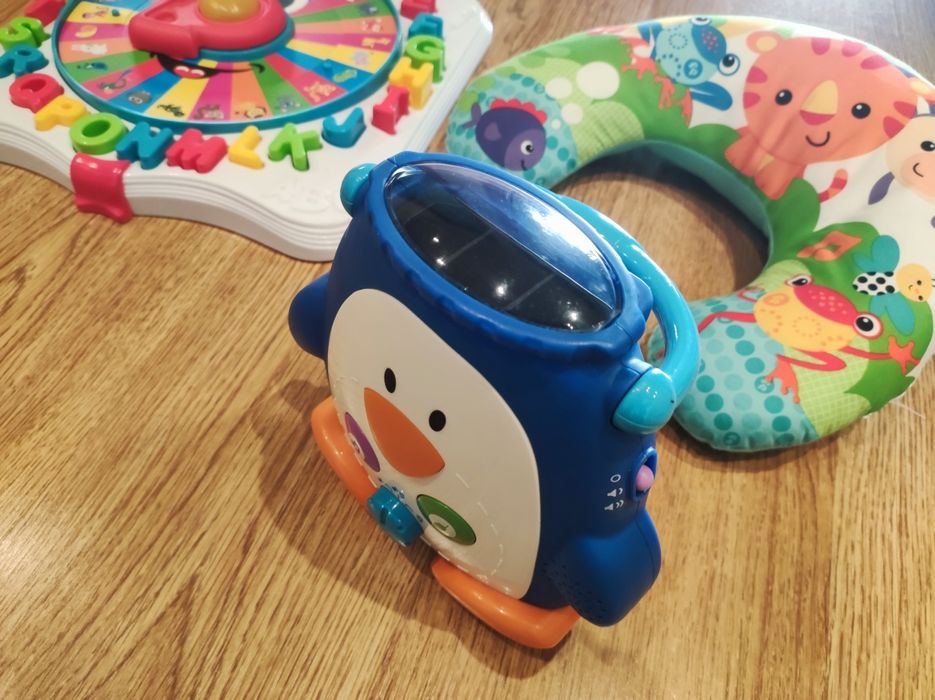 Conjunto Abecedário Chicco + Fisher-price Projetor  + Almofada Musical