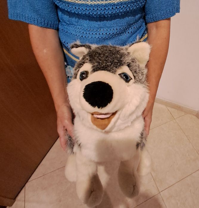 Cão de peluche da "Serra da Estrela"