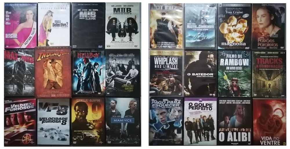 Lote 201 filmes DVD originais (LOTE 3)