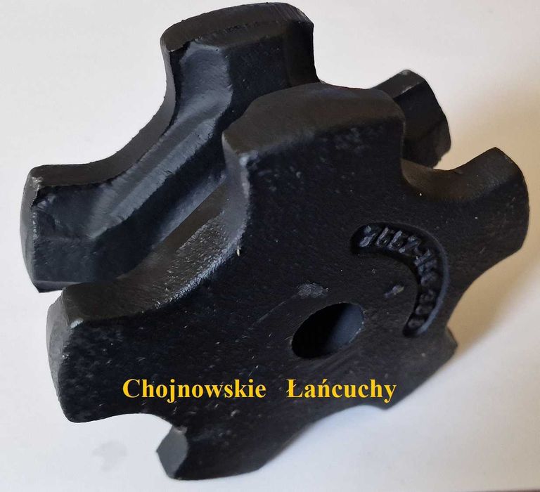 SFEROIDALNE LEPSZE Koło łańcuchowe gniazdowe 12x42 Z5 Ø155 otwór 30mm