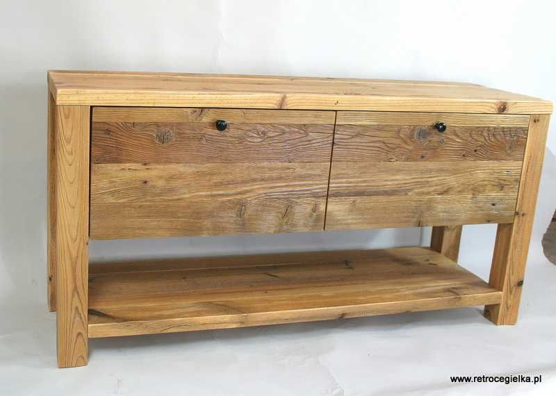 Szafka łazienkowa, stare drewno (SZA.Ł43)